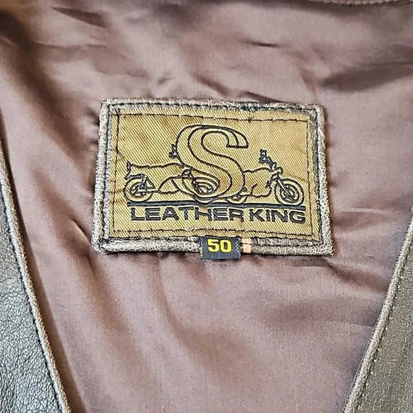 LEATHER VEST - Picture 7 of 10